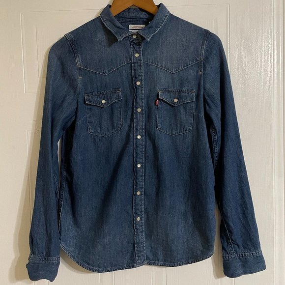 Levi's Tops - Levi's Denim Western Button Down Shirt